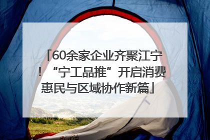 60余家企业齐聚江宁！“宁工品推”开启消费惠民与区域协作新篇